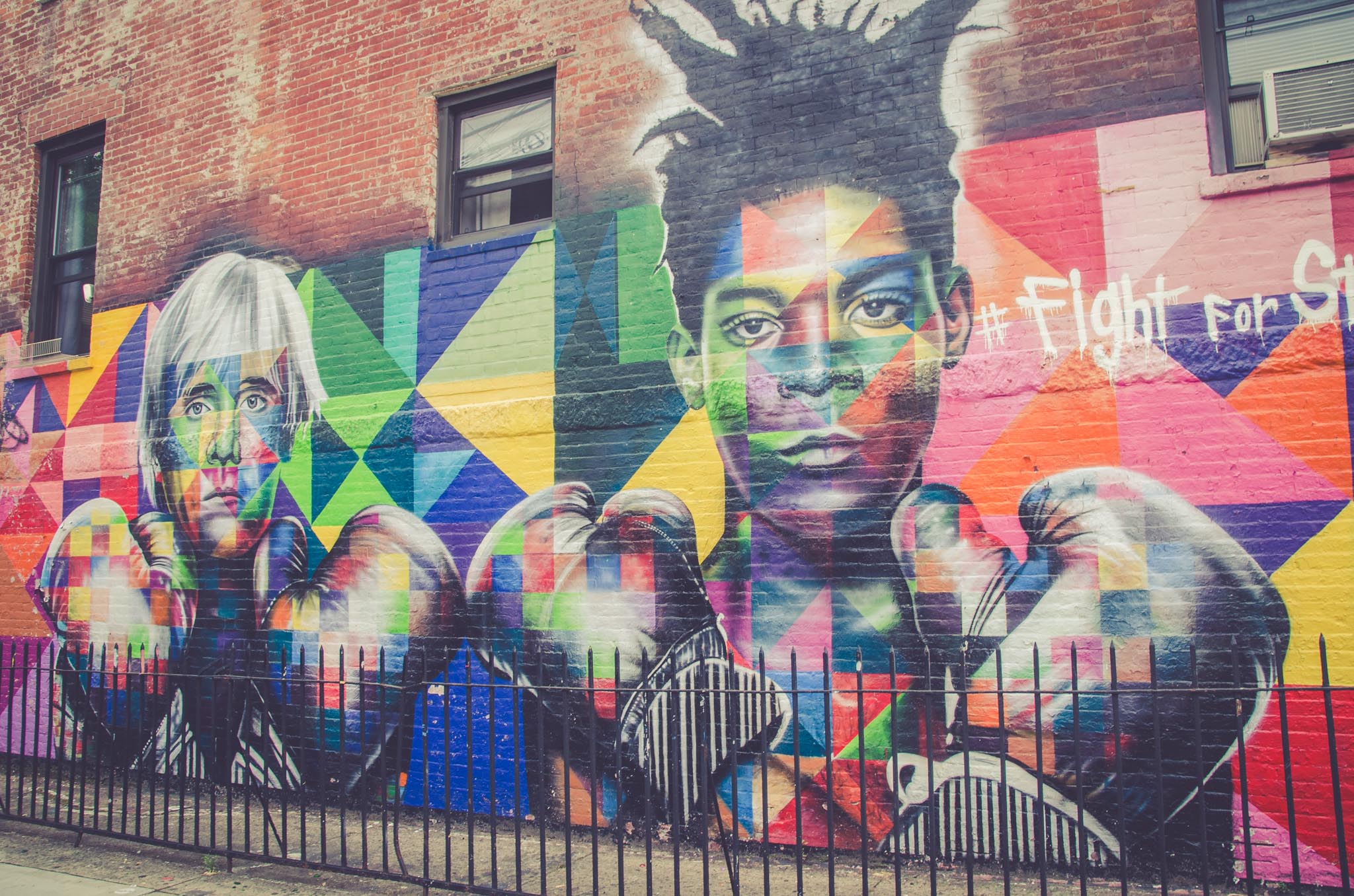 Street art in Williamsburg Brooklyn
