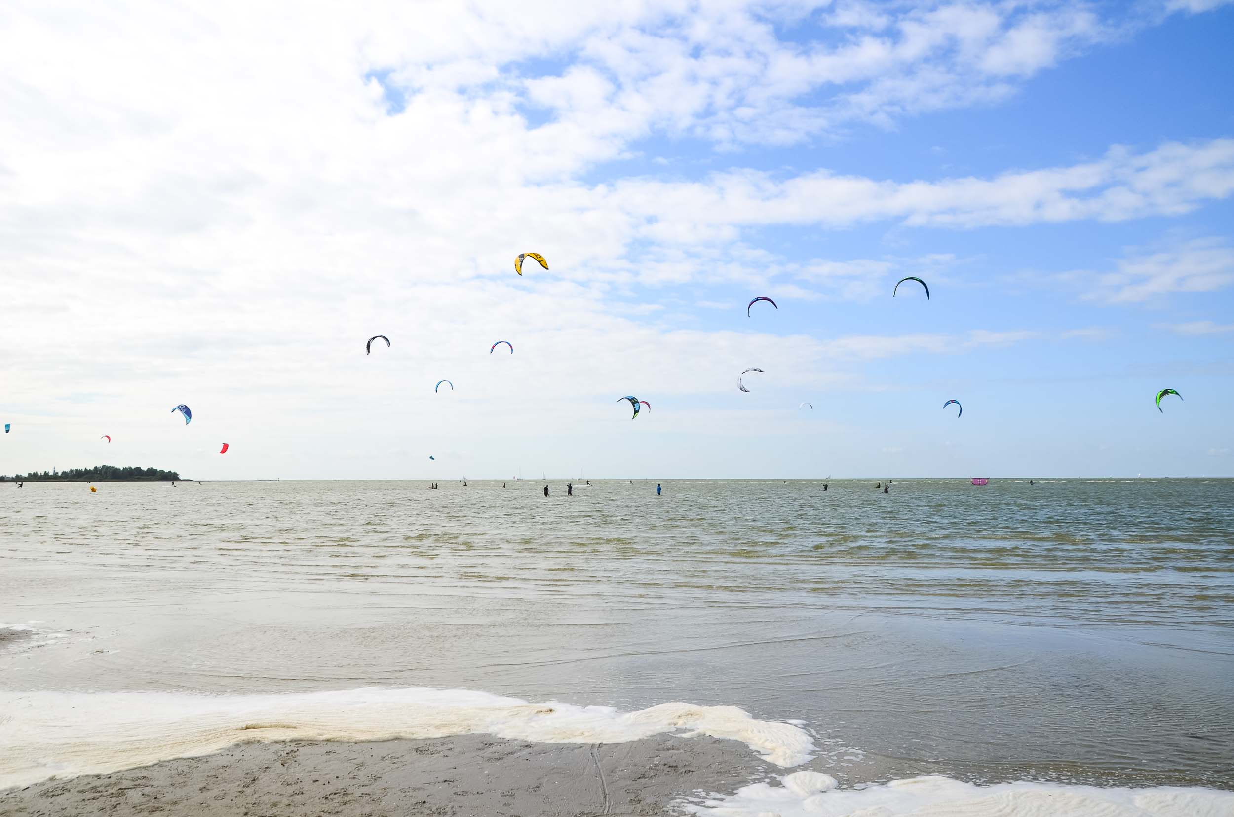 kitesurfen waterland van friesland