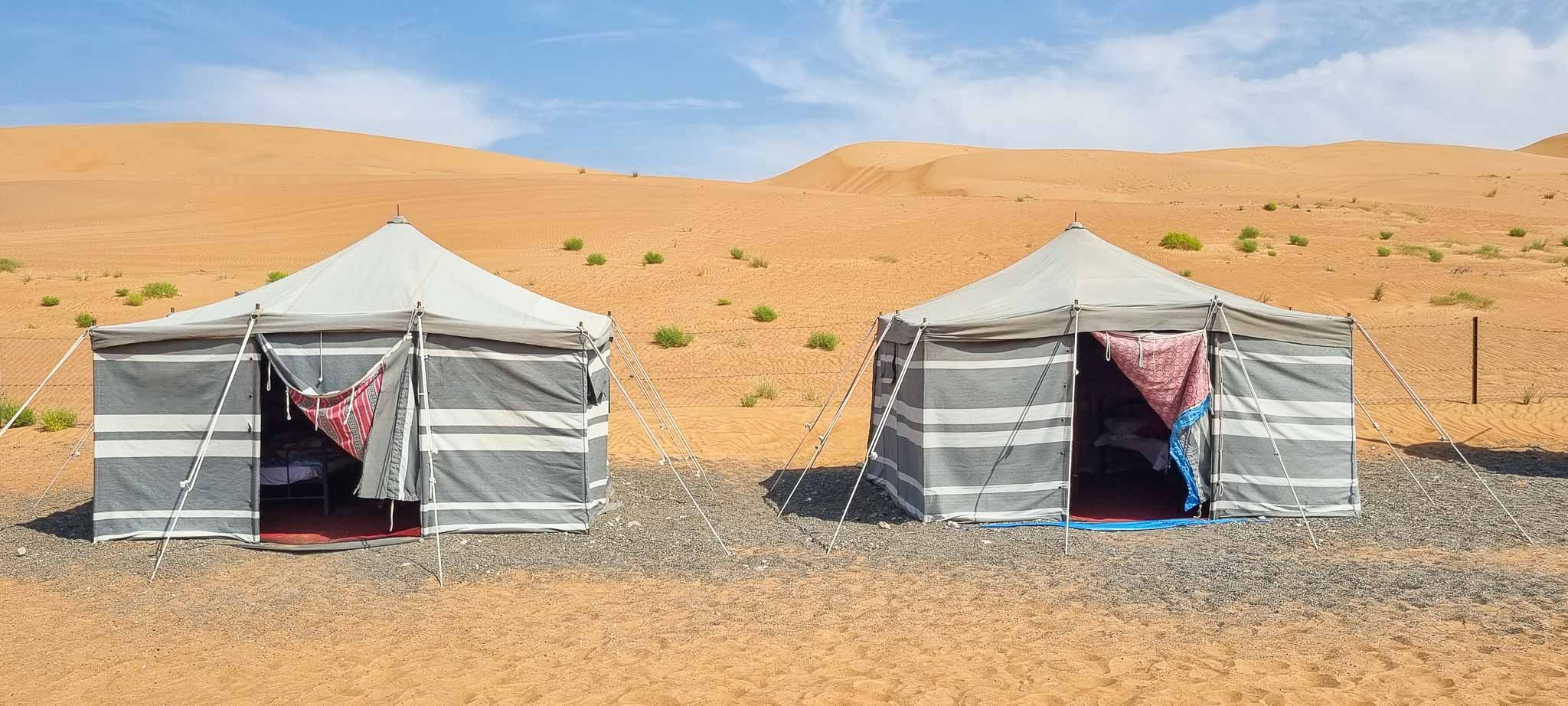 Slapen in de woestijn