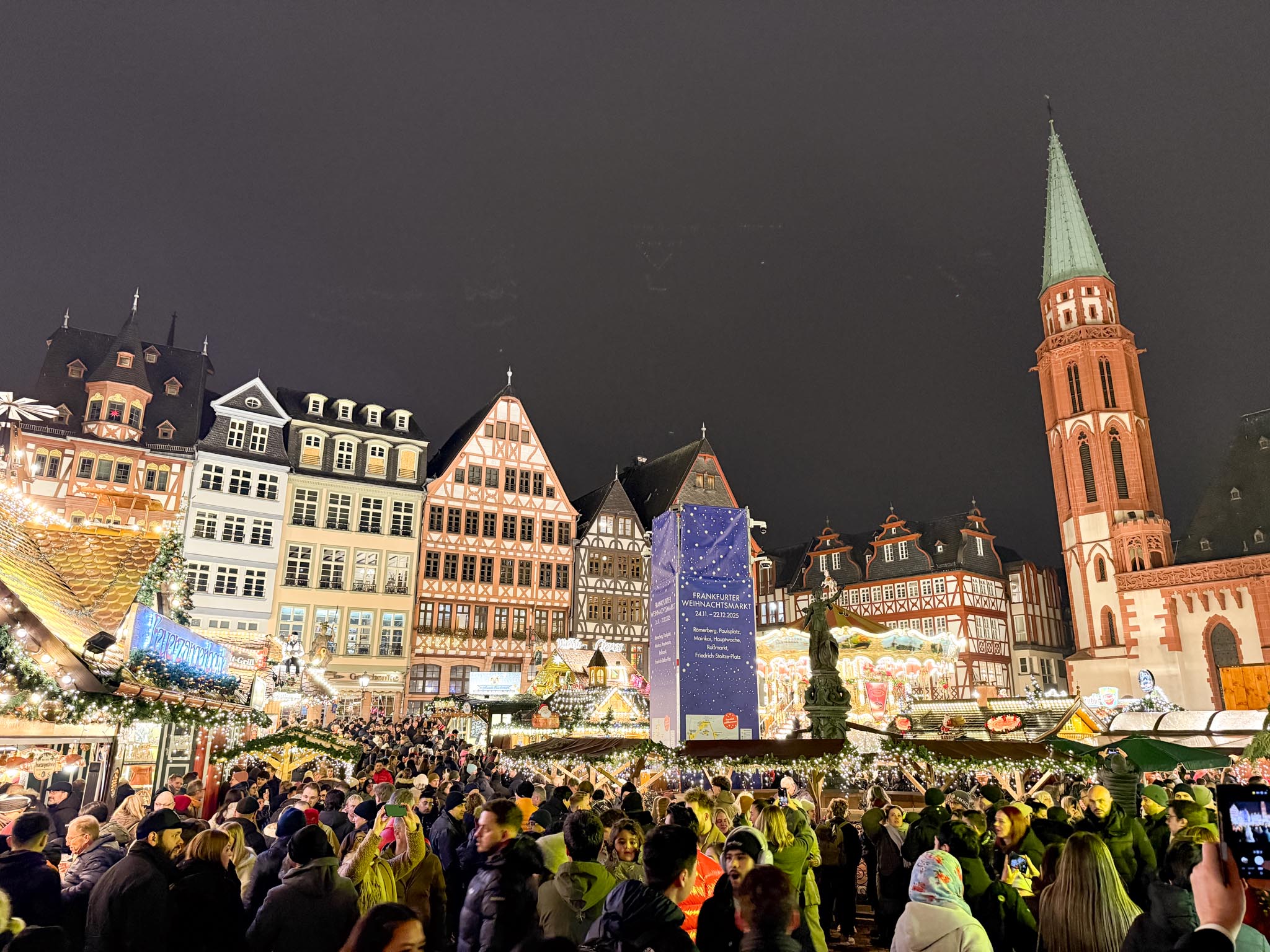 kerstmarkt van Frankfurt